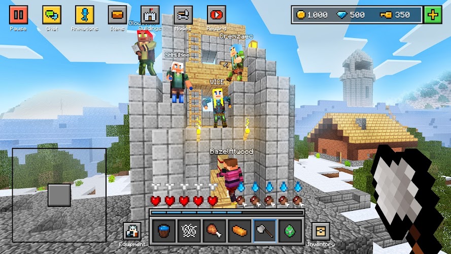 Block World 3D: Craft & Build Mod Screenshot1