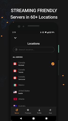 VPNhub - Secure, Private, Fast & Unlimited VPN Screenshot2