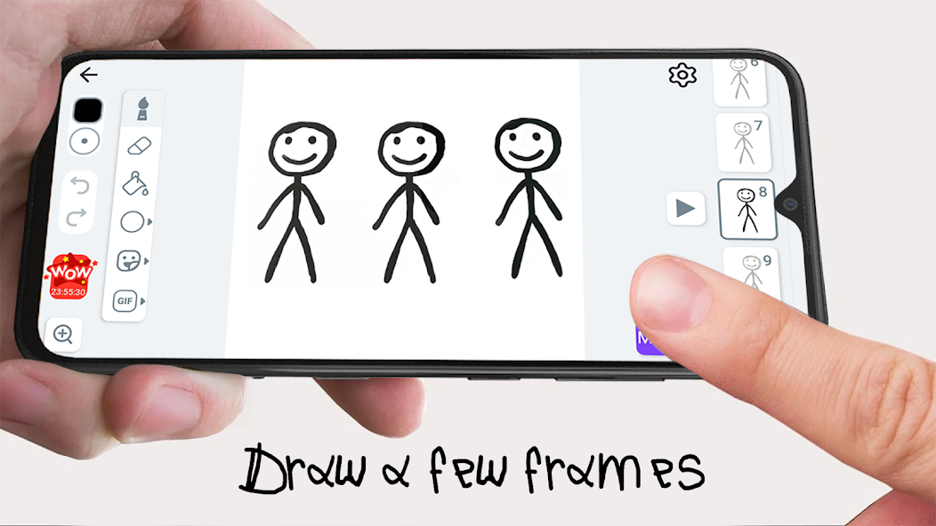 Stickman: draw animation maker Mod Screenshot2