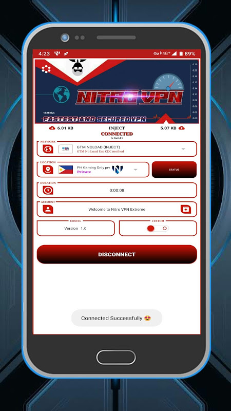 Nitro VPN Extreme Screenshot1