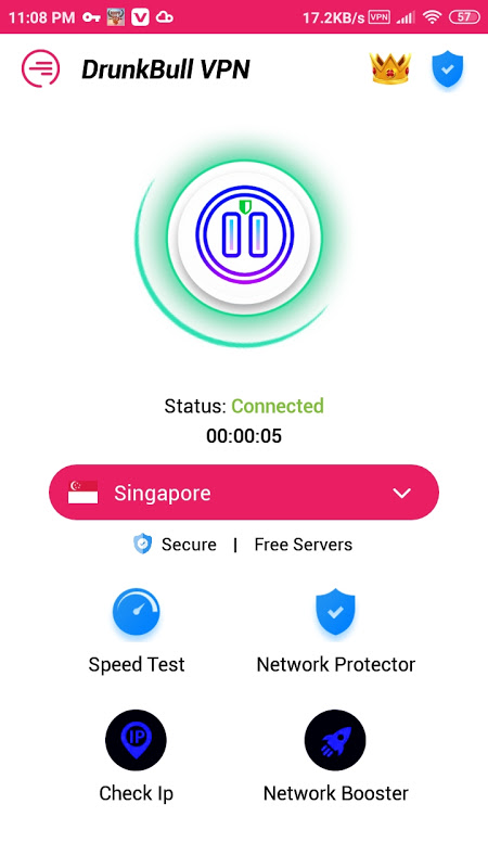 DrunkBull VPN -Super Fast Secure Proxy &Secret vpn Screenshot1