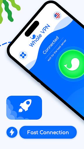 Whale VPN - Safe , Fast Tunnel Screenshot2