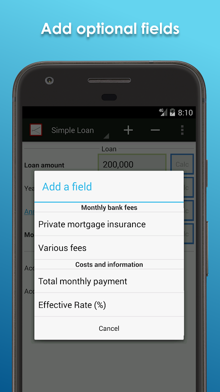 Loan Calculator Screenshot2