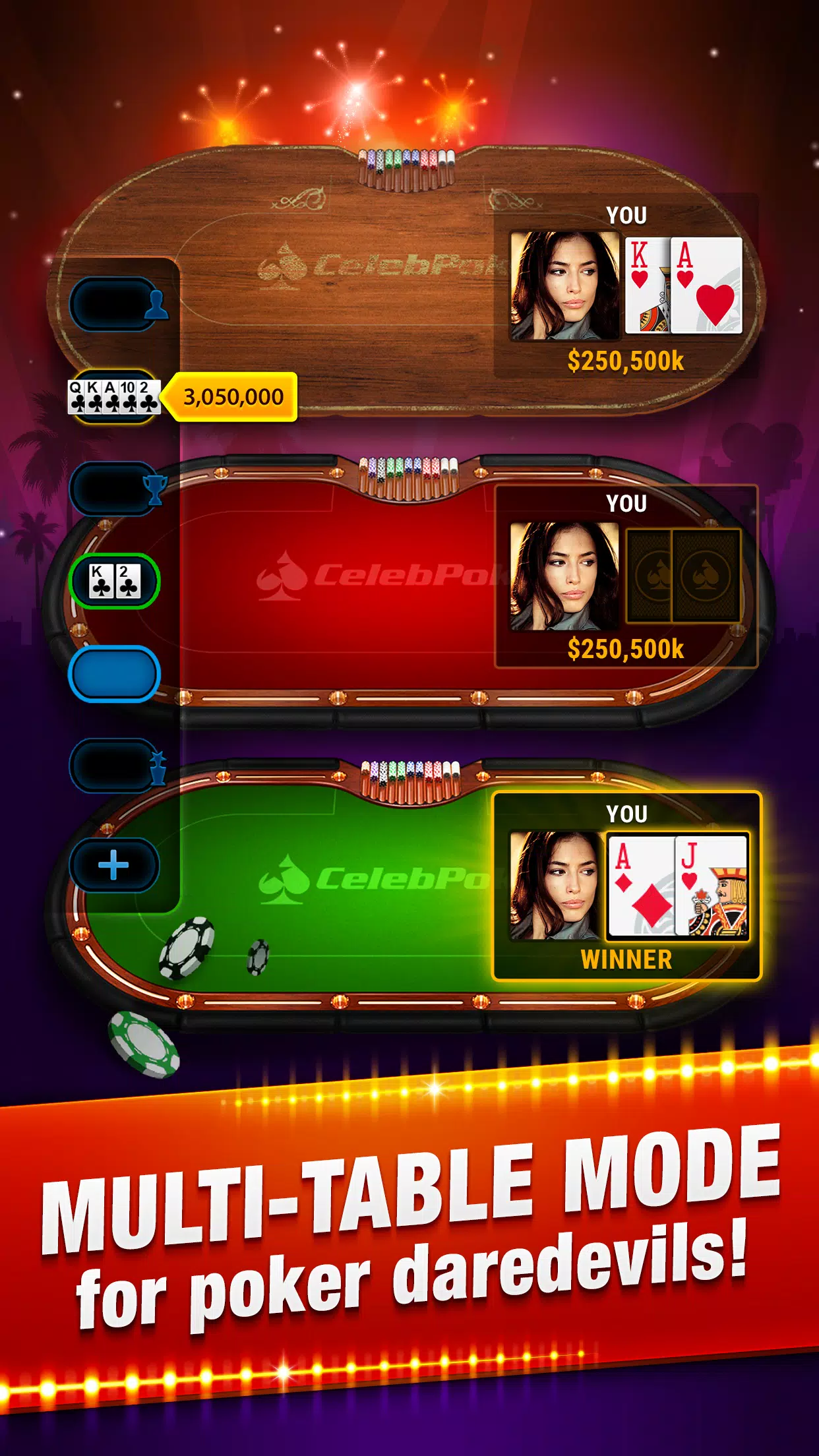 Celeb Poker - Texas Holdem Screenshot1