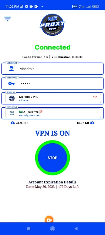 NS PROXY VPN Screenshot3