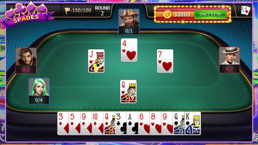 Spades - spades offline games Screenshot4