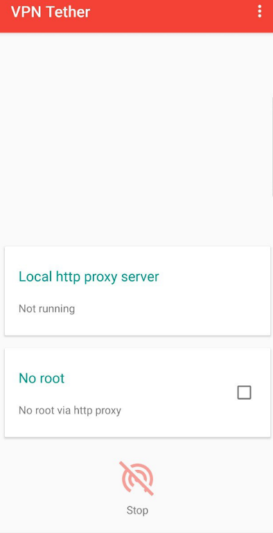 VPN Tether (share VPN connections) Screenshot1