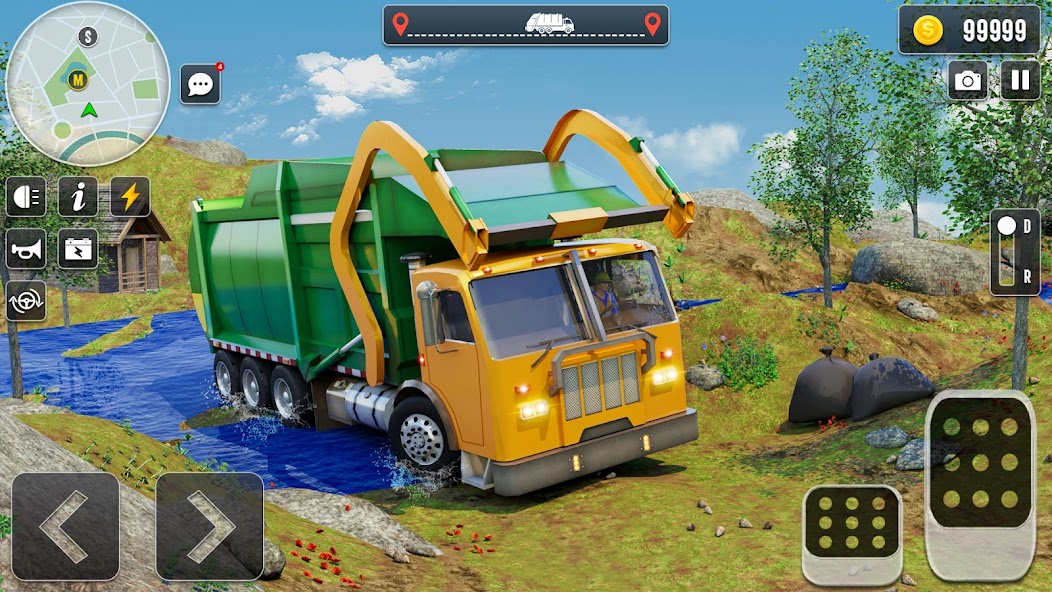 Garbage Truck Driving Games 3d Mod Screenshot4