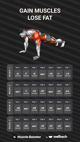 Workout Planner Muscle Booster Mod Screenshot1