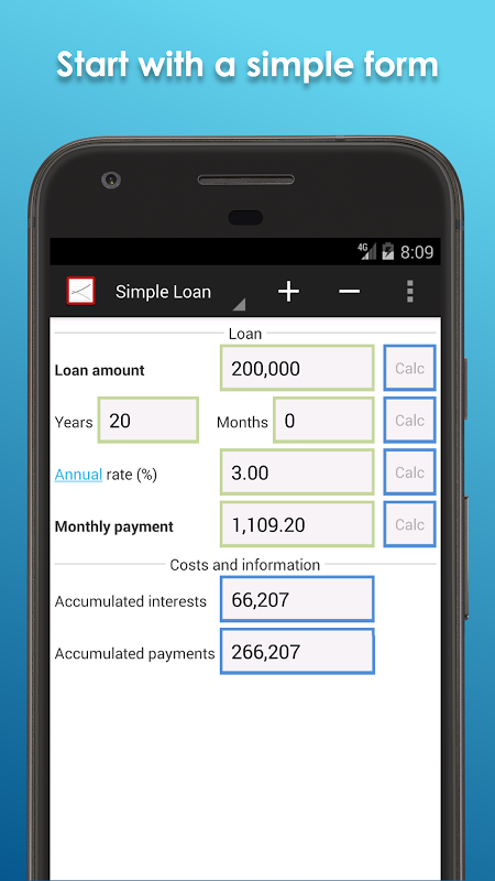 Loan Calculator Screenshot3