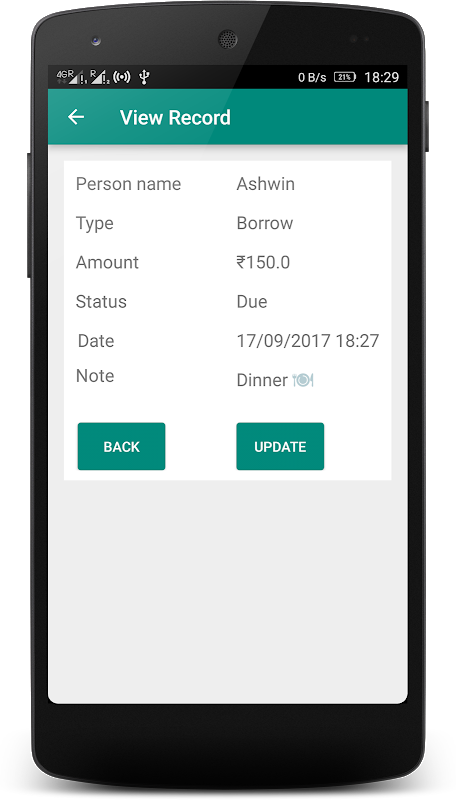 Borrow Lend Manager - IOU, Dept Tracker Screenshot4