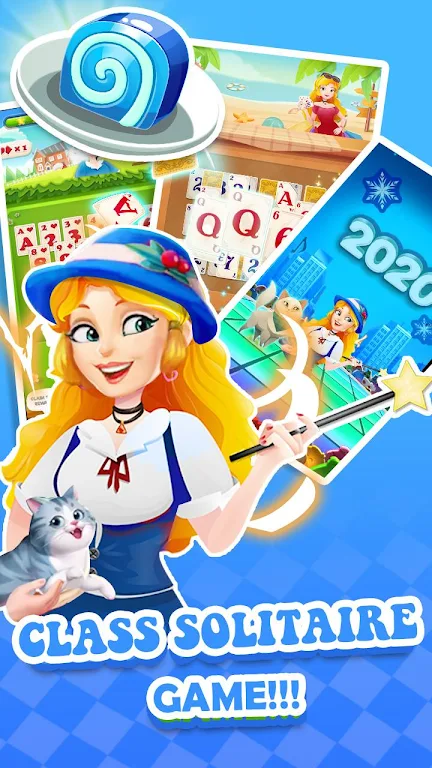 Solitaire Girl Dress Up! Screenshot3