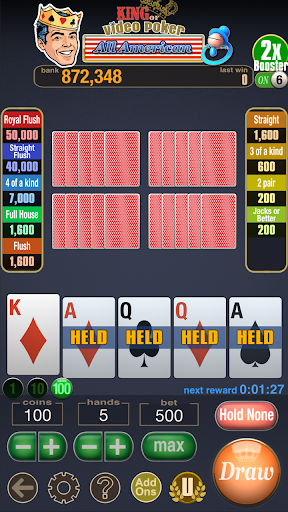 King Video Poker Multi Hand Screenshot3