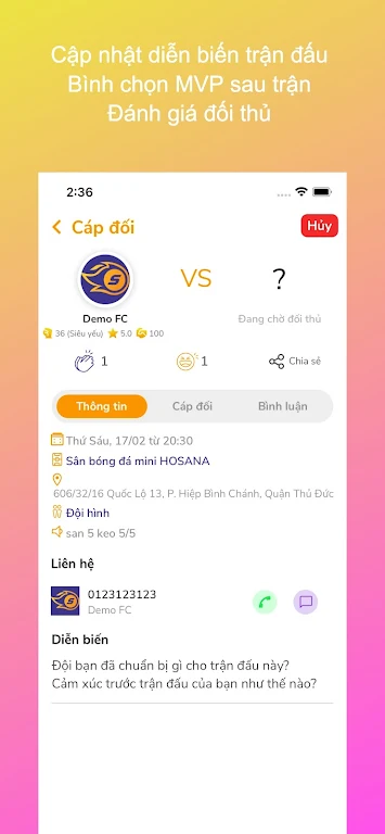 Sporta - Cộng đồng bóng đá Screenshot3