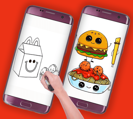 Learn How To Draw Cute Food Screenshot3