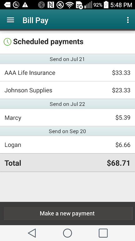 IAA Credit Union Mobile Screenshot4