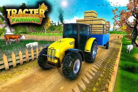 Farming Tractor Driving Games Mod Screenshot1