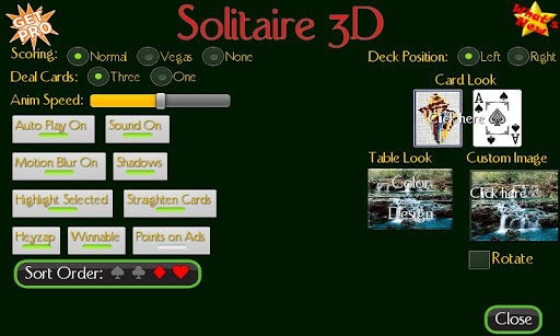 Solitaire 3D Screenshot2