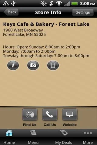 Keys Cafe & Bakery Forest Lake Screenshot3