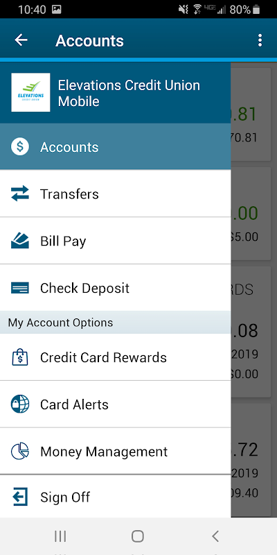 Elevations Credit Union Mobile Screenshot1