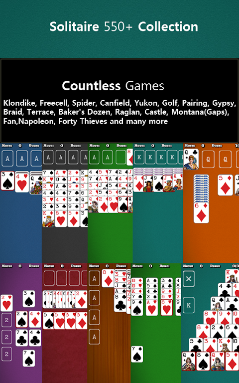 Solitaire 550+ Collection Screenshot2