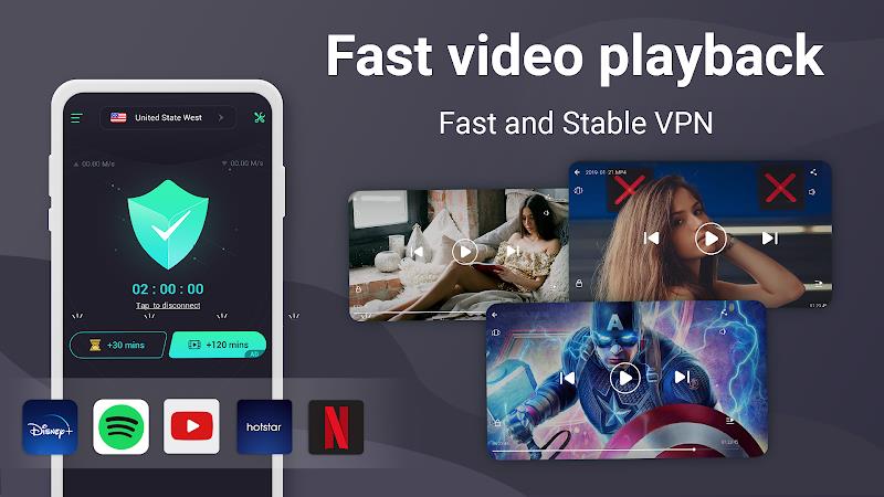 Free Touch VPN - Unlimited VPN & Fast Security VPN Screenshot2