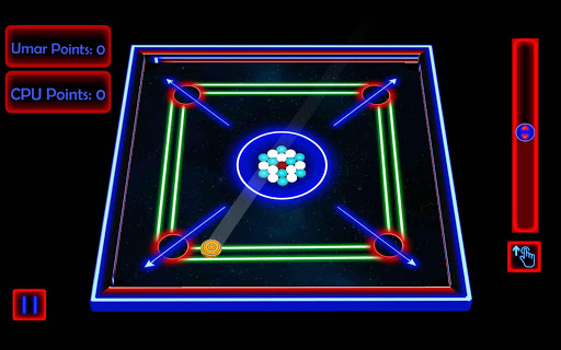 Laser Carrom: Real Carrom Pro Screenshot1