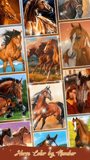 Horse Color by Number Screenshot1