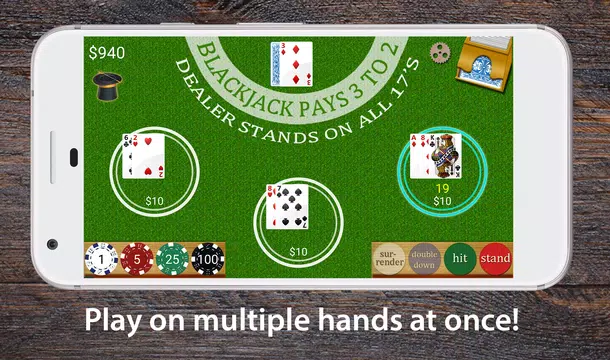 Multi Hand Blackjack Screenshot1