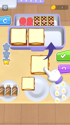 Fill Lunch Box: Organize games Screenshot2