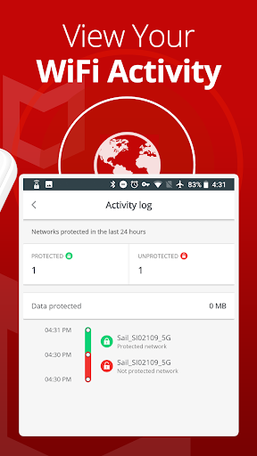 Safe Connect Secure VPN, WiFi Privacy & Protection Screenshot1