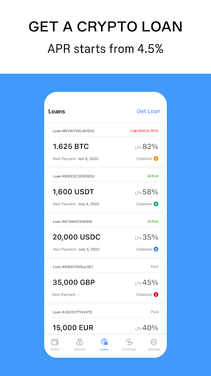 CoinLoan: Сrypto & Fiat Loans Screenshot3