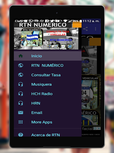 RTN Numérico Honduras Consulta Screenshot2