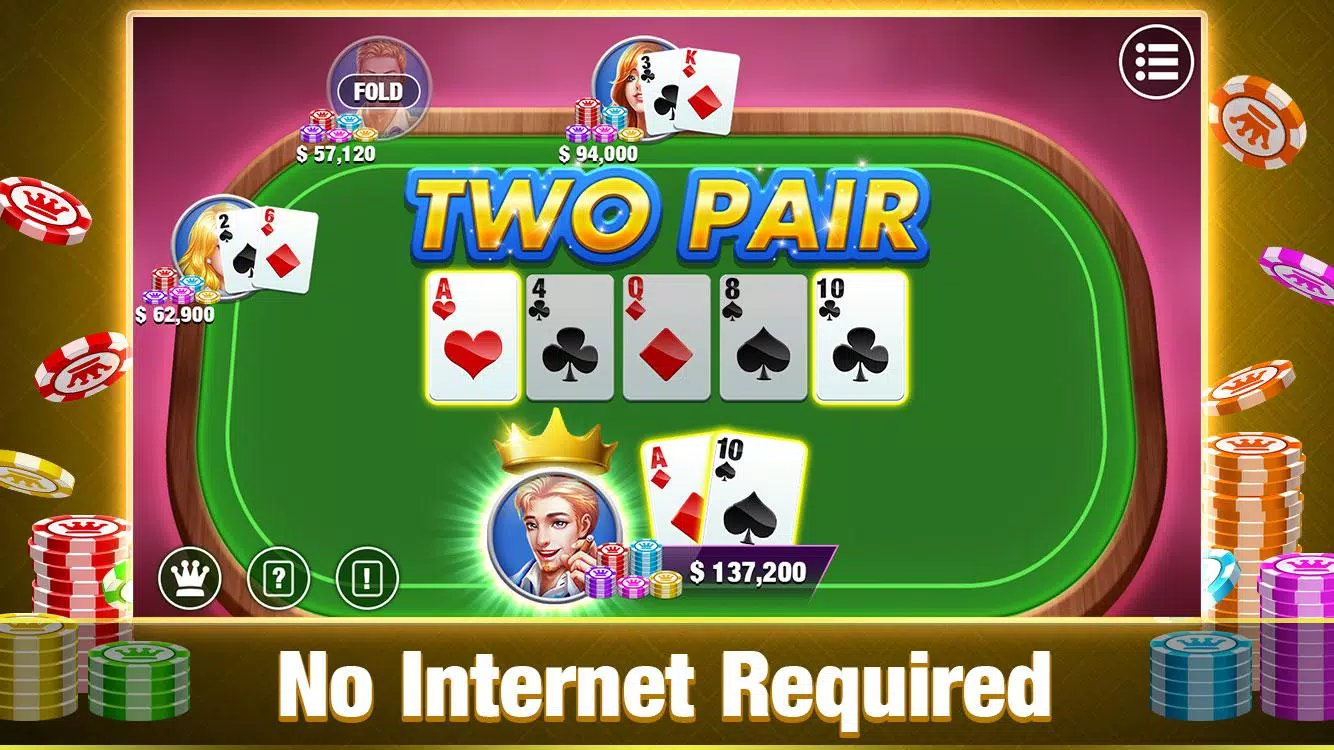 Texas Holdem Poker Offline:Free Texas Poker Games Screenshot2