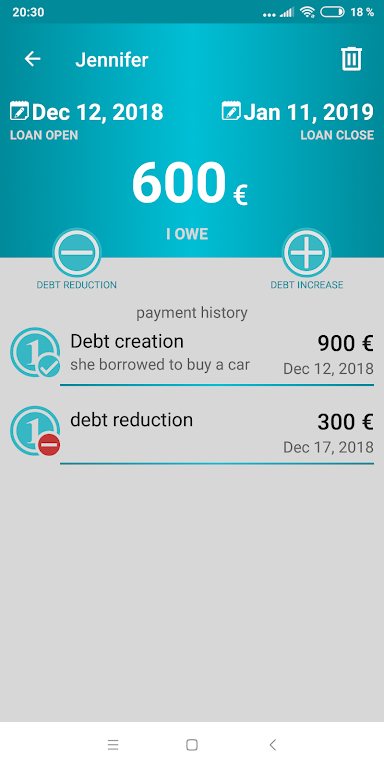 My Debts Screenshot3