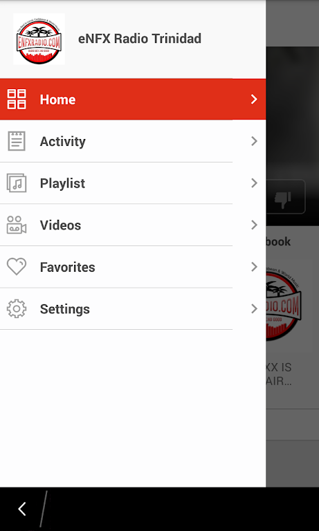 eNFX Radio Trinidad Screenshot2