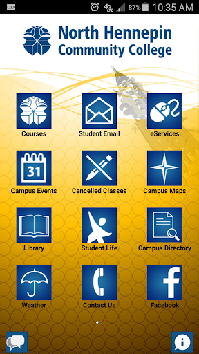 NHCC Student Mobile App Screenshot1