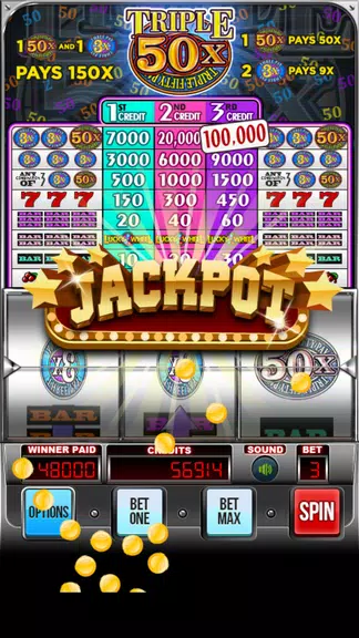 Triple 50x Pay Slot Machine Screenshot2