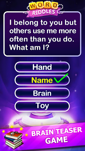 Word Riddles - Free Offline Word Games Brain Test Screenshot1