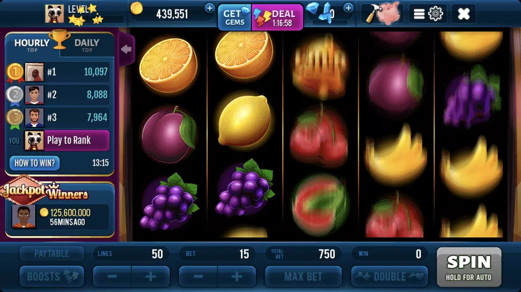 Classic 777 Slot Machine Screenshot2