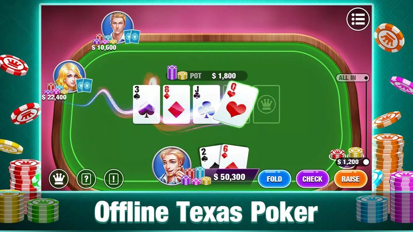 Texas Holdem Poker Offline:Free Texas Poker Games Screenshot1