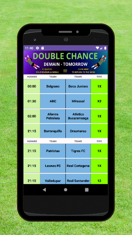 Football Double Chance Screenshot2