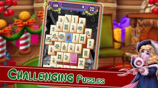 Christmas Mahjong Solitaire: Holiday Fun Screenshot1