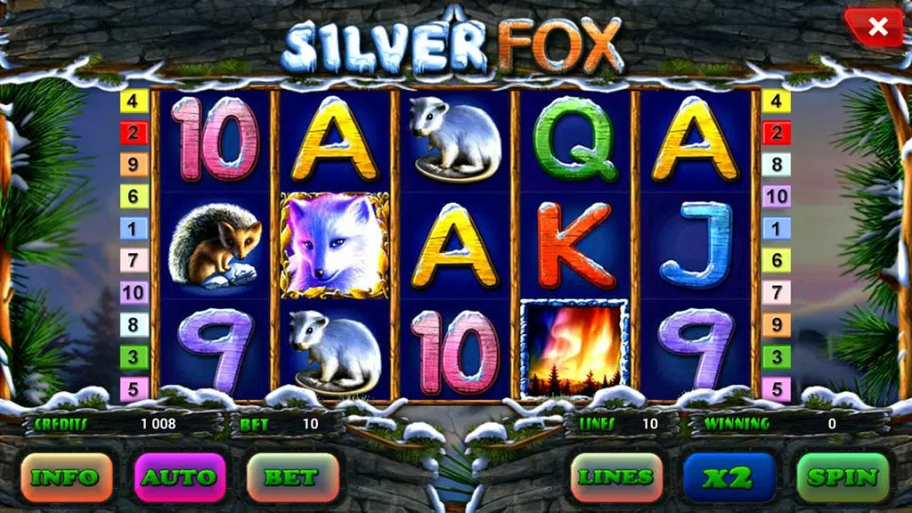 Silver Fox slot Screenshot1