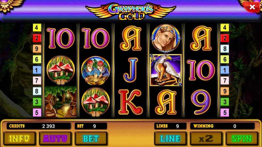 Gryphons Gold slot Screenshot1