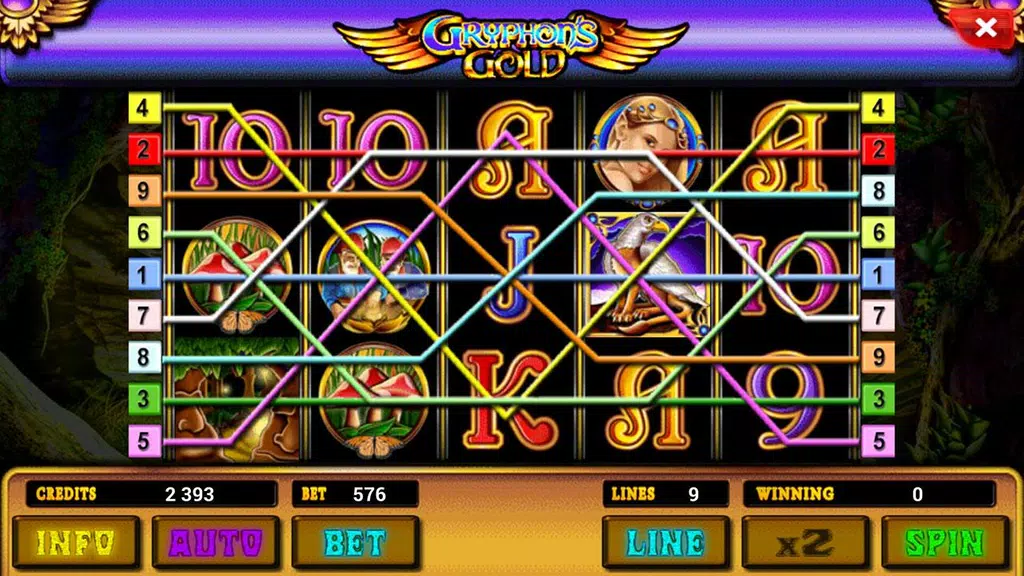 Gryphons Gold slot Screenshot2