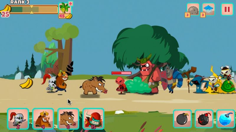 Monster Rush: Strategy TD war Screenshot4