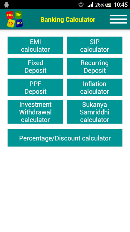 Banking Calculator Screenshot1