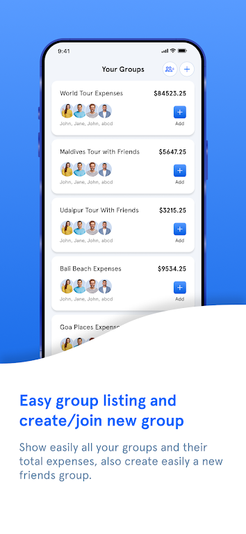 Group Cost Split Screenshot2