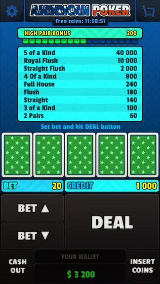 American Poker 3 Stars Screenshot1